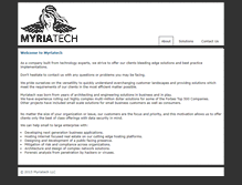 Tablet Screenshot of myriatech.com
